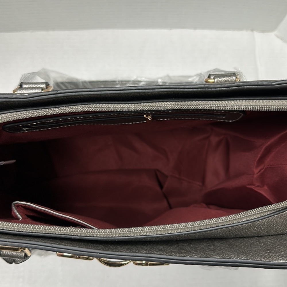 BG Fashion Pewter handbag NEW - Picture 5 of 6